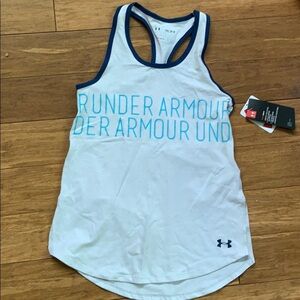 ☀️ 3/$36 or 2/$30 NEW UNDER ARMOUR Girls HeatGear Tank sz YMD
